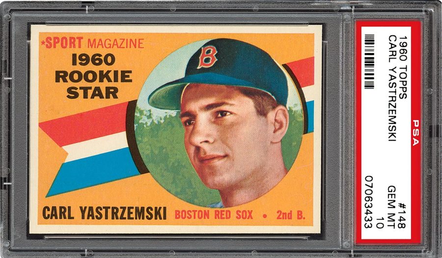 1960 Topps #148 Carl Yastrzemski — One PSA 10 in 11,640, and More Graded Copies Than the Set's Mantle