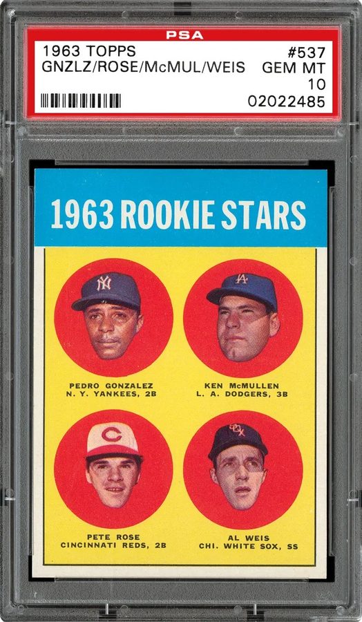 Card of the Day: 1963 Topps #537 Pete Rose Rookie