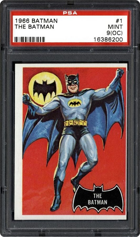 1966 Topps Batman #1 The Batman — the Most-Submitted Card in the Set, and It Has Never Graded a 10