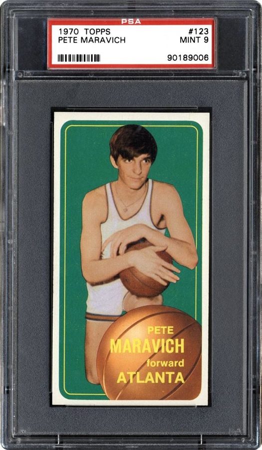 1970 Topps #123 Pete Maravich RC: Topps Called Him a Forward, and His Card Has More PSA 1s Than PSA 9s