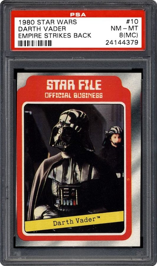 1980 Topps Empire Strikes Back #10 Darth Vader: More Copies Sit at PSA 7 Than at Any Other Grade, With One Gem Mint in 297