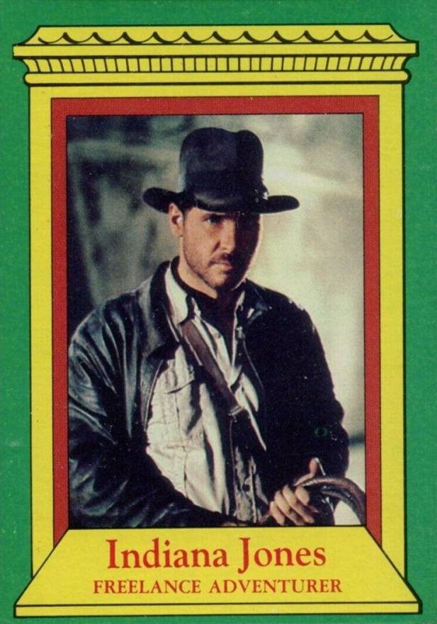 1981 Topps Raiders of the Lost Ark #2 Indiana Jones: The "Freelance Adventurer" Card, and One PSA 10 in 356