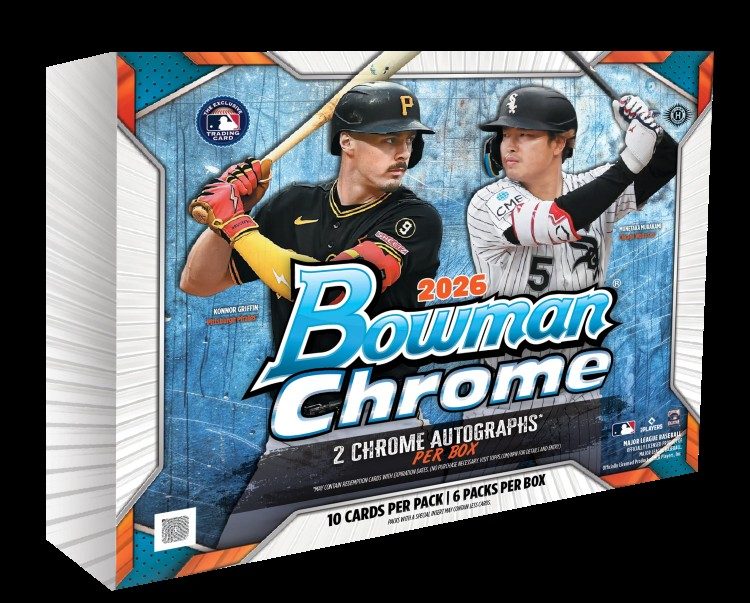 2026 Bowman Chrome Baseball Lands Today — an International 1st Bowman Class, and a Third Box Configuration With Fifteen Exclusive Parallels