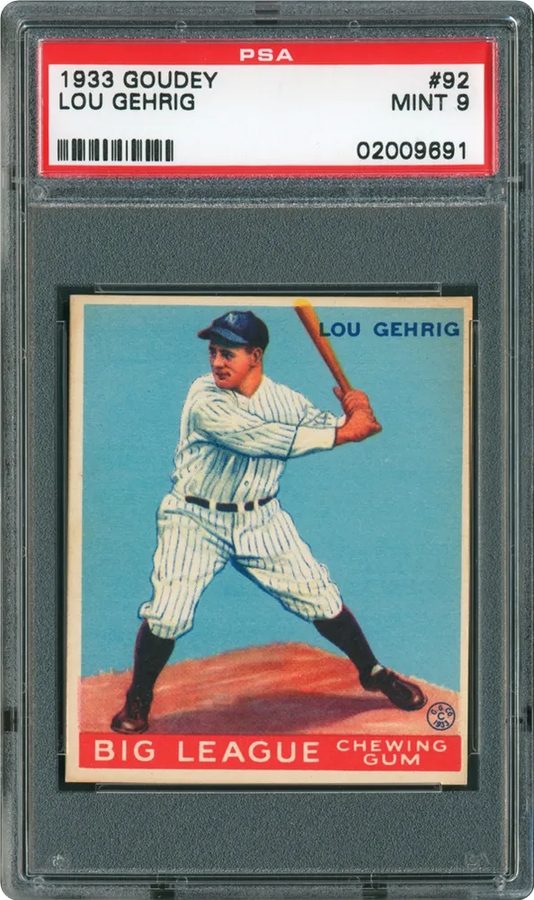 Card of the Day: 1933 Goudey Lou Gehrig #160 — The Iron Horse's Defining Portrait