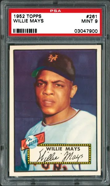 1952 Topps #261 Willie Mays — The Say Hey Kid's Iconic Vintage Rookie — Card of the Day