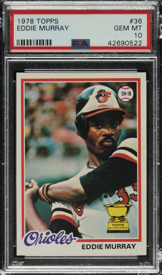 Card of the Day: 1978 Topps #36 Eddie Murray RC — The Only Switch-Hitter with 3,000 Hits and 500 Home Runs
