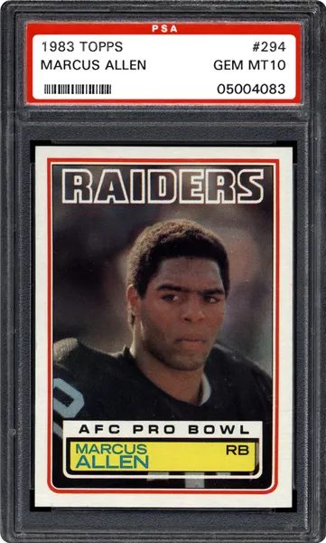 Card of the Day: 1983 Topps #294 Marcus Allen RC — The Prototype Dual-Threat Back