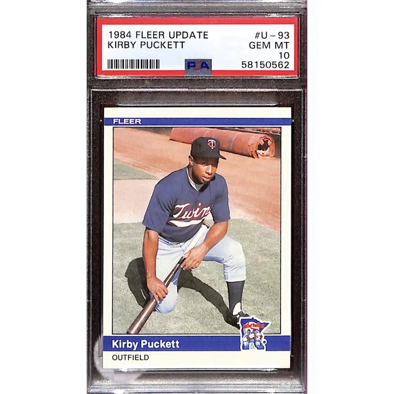 Card of the Day: 1984 Fleer Update Kirby Puckett RC #U-93 — The People's Hall of Fame Rookie