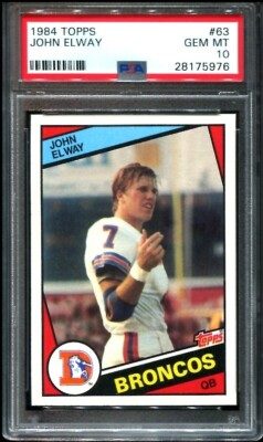 1984 Topps #63 John Elway RC — The Duke of Denver's Defining Rookie Card