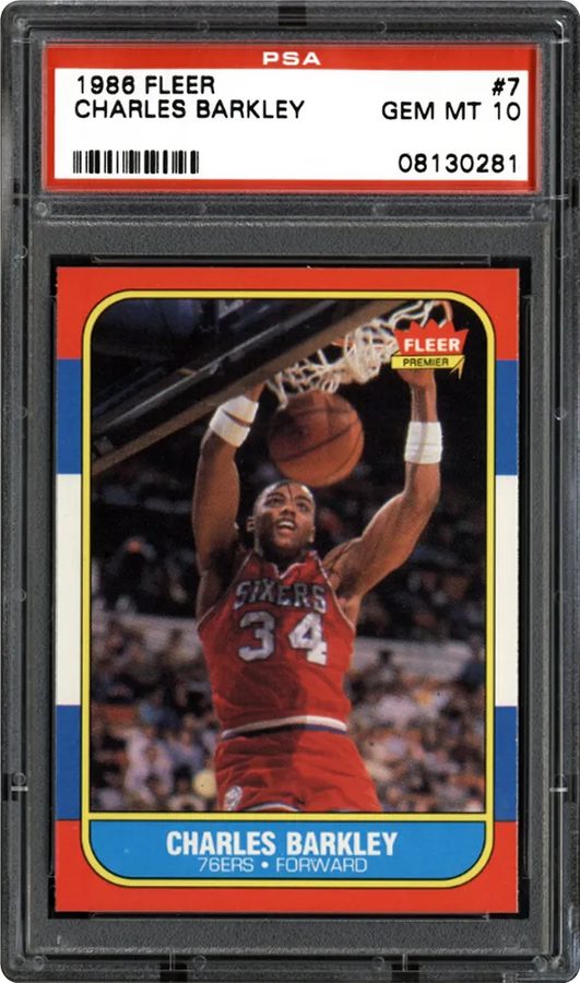 1986-87 Fleer #82 Charles Barkley RC — The Round Mound of Rebound's Defining Rookie — Card of the Day