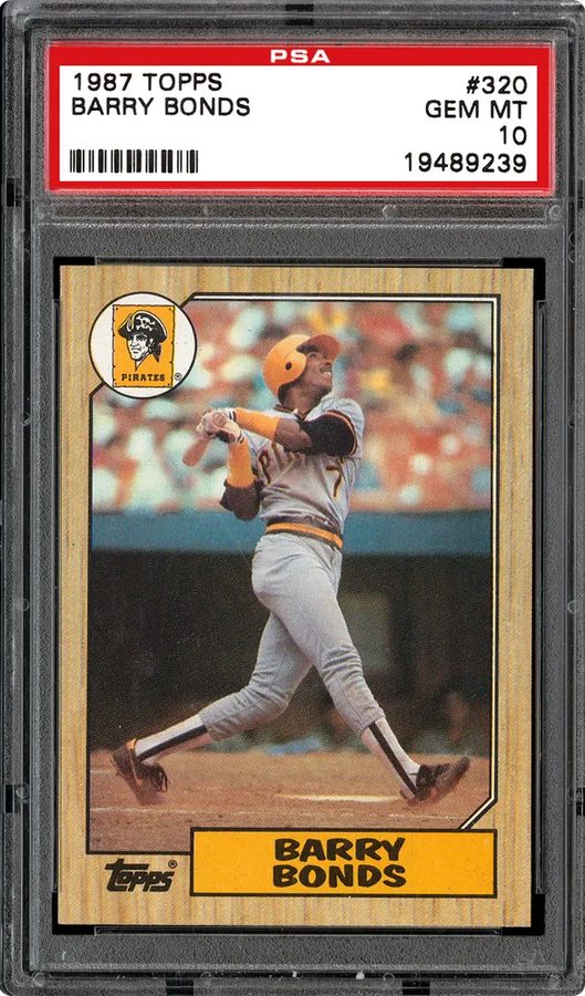 Card of the Day: 1987 Topps #320 Barry Bonds RC — The All-Time Home Run King's Rookie Card