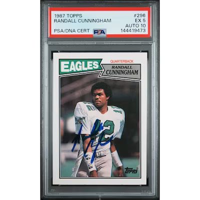Card of the Day: 1987 Topps Randall Cunningham #296 — The Quarterback Who Changed the Position