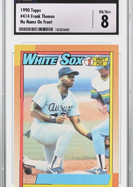 Card of the Day: 1990 Topps Frank Thomas #414 No Name Error — The Hobby's Greatest Printing Mistake