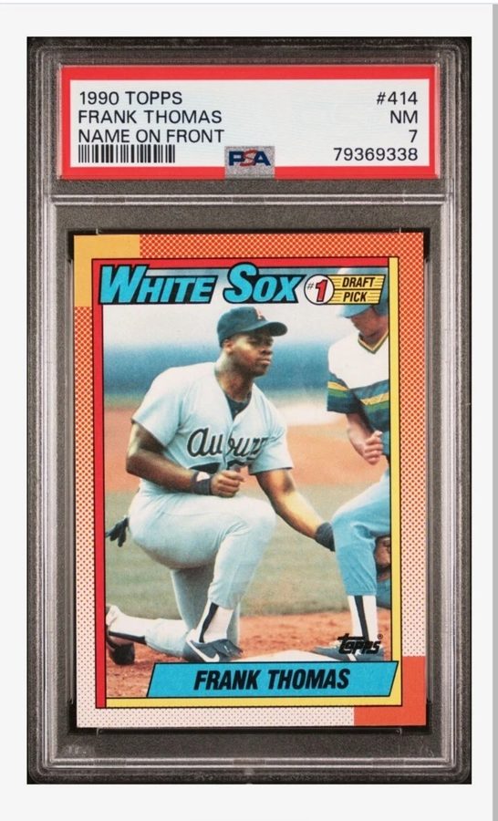 Card of the Day: 1990 Topps Frank Thomas #414 No Name Error — The Hobby's Greatest Printing Mistake