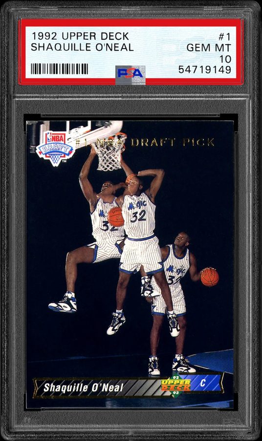 1992-93 Upper Deck #1 Shaquille O'Neal RC — The Diesel's Defining Rookie — Card of the Day