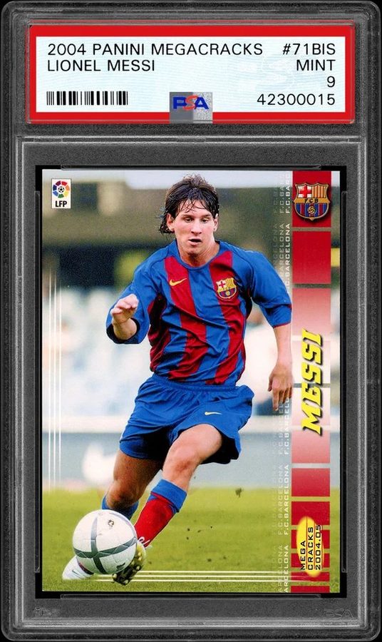 Card of the Day: 2004-05 Panini Megacracks Lionel Messi #71