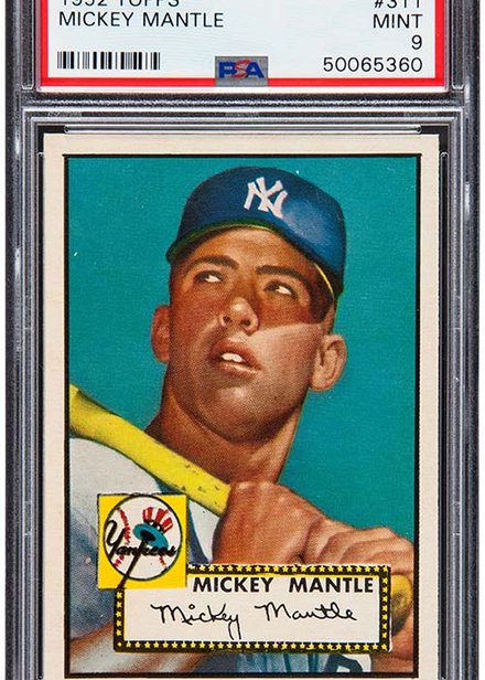 Card of the Day: 1952 Topps #311 Mickey Mantle