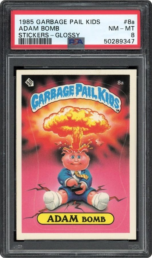 Card of the Day: 1985 Garbage Pail Kids Adam Bomb #8a Glossy Back — The Original Alt-Asset