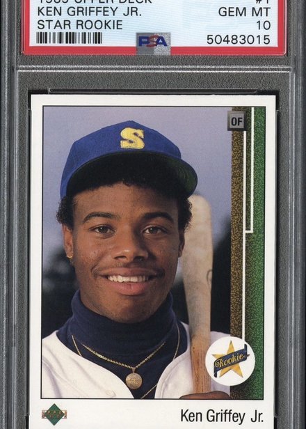 🏆 Card of the Day: 1989 Upper Deck #1 Ken Griffey Jr. RC — PSA Population Breakdown
