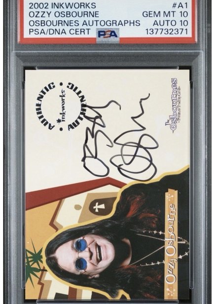 Card of the Day: 2002 Inkworks The Osbournes Ozzy Osbourne Autograph — Non-Sports Royalty