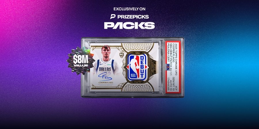 The $8.04 Million Flagg 1/1 Is Now a Prize in PrizePicks Packs, Alongside the Harper and Knueppel Debut Patches From the Same Auction