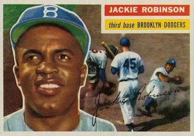 Card of the Day: 1956 Topps #30 Jackie Robinson (Gray Back)