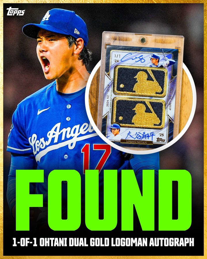 Ohtani's 1/1 Dual Gold Logoman Sells for $11 Million — The Bounty Chase Is Over