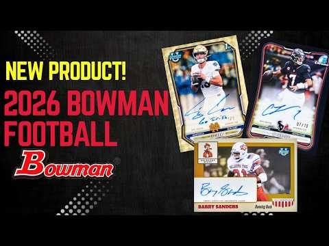 Pick and Pop Cards Files Its 2026 Bowman Football Information Video the Day Before Pre-Orders Open — Video of the Day