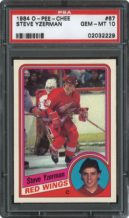 Card of the Day: 1984 O-Pee-Chee #67 Steve Yzerman RC