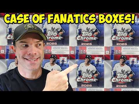 A Full Case of Fanatics-Exclusive 2026 Topps Chrome Baseball, Opened on Camera — Video of the Day