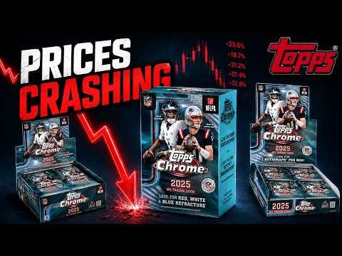 Topps Chrome Football Sealed Prices Are Crashing
