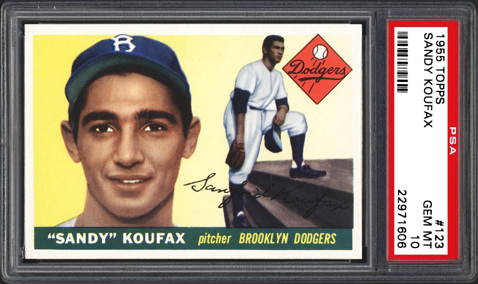 Card of the Day: 1955 Topps #123 Sandy Koufax RC