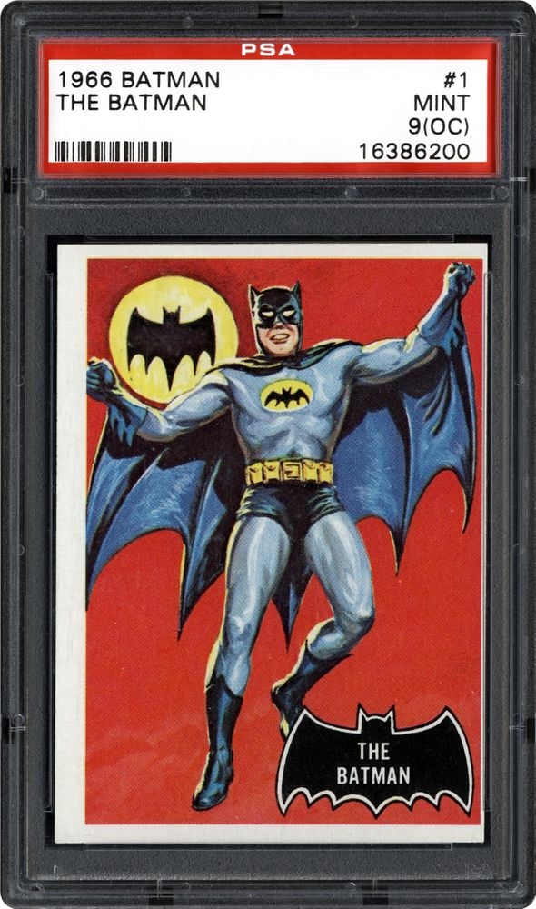 1966 Topps Batman #1 The Batman — the Most-Submitted Card in the Set, and It Has Never Graded a 10