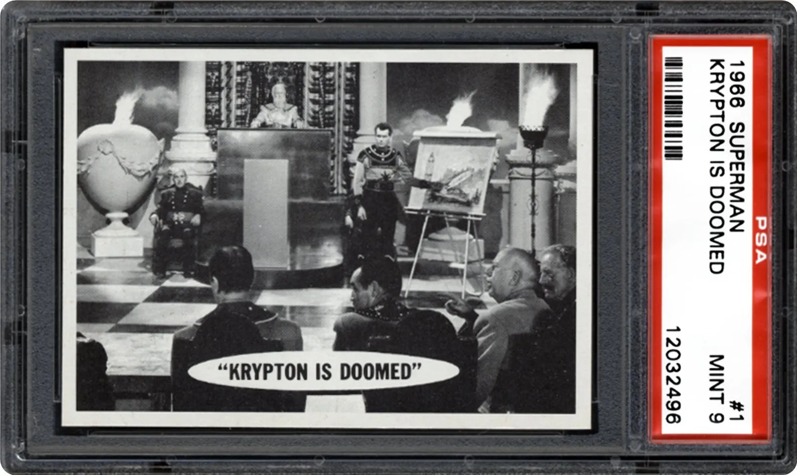 1966 Topps Superman #1 Krypton Is Doomed — The Card That Started a Legend — Card of the Day
