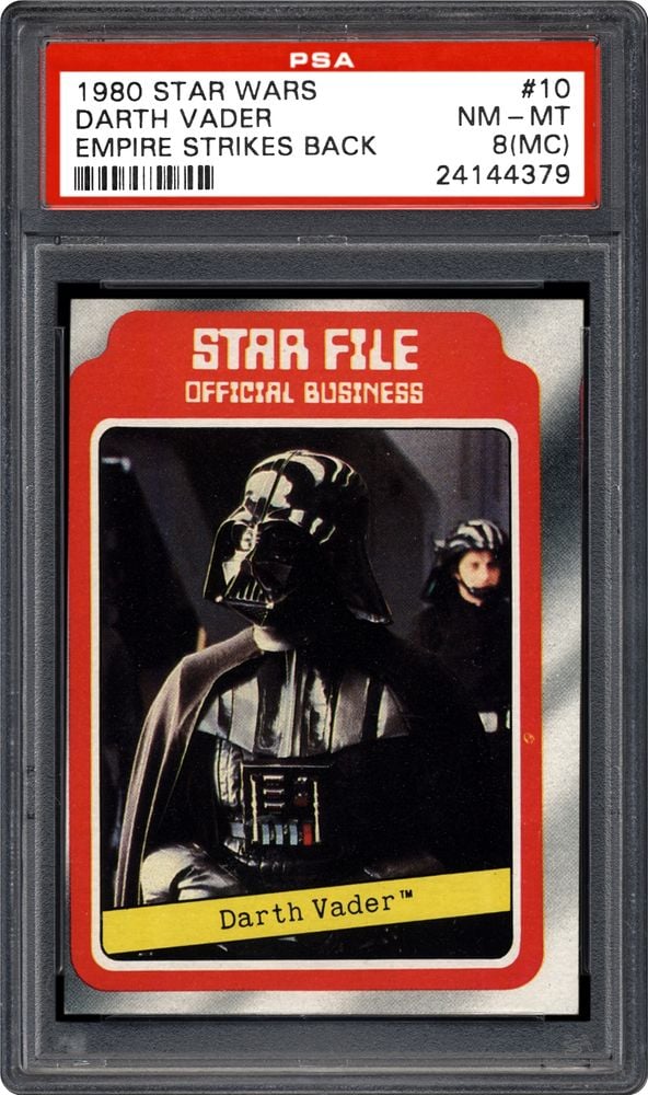 1980 Topps Empire Strikes Back #10 Darth Vader: More Copies Sit at PSA 7 Than at Any Other Grade, With One Gem Mint in 297