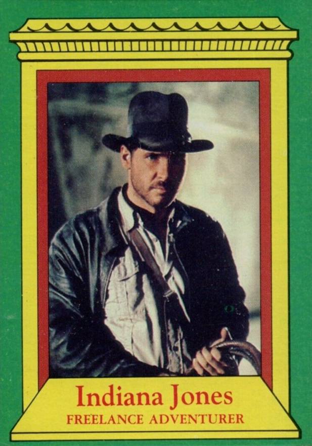1981 Topps Raiders of the Lost Ark #2 Indiana Jones: The "Freelance Adventurer" Card, and One PSA 10 in 356