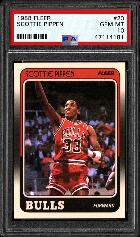 Card of the Day: 1988 Fleer #20 Scottie Pippen RC