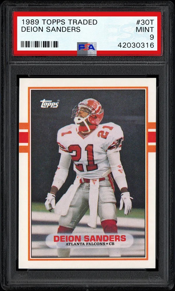 Card of the Day: 1989 Topps Traded #30T Deion Sanders RC