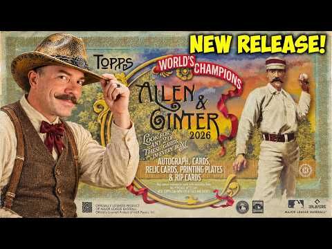 Stryker Breaks Opened a 2026 Topps Allen & Ginter Hobby Box a Day Early — and the Set's Debut Insert Is a Two-Box Pull