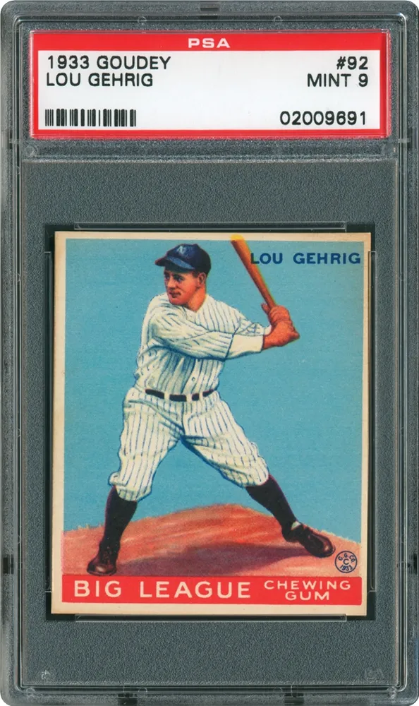 Card of the Day: 1933 Goudey Lou Gehrig #160 — The Iron Horse's Defining Portrait