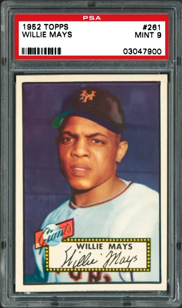 1952 Topps #261 Willie Mays — The Say Hey Kid's Iconic Vintage Rookie — Card of the Day