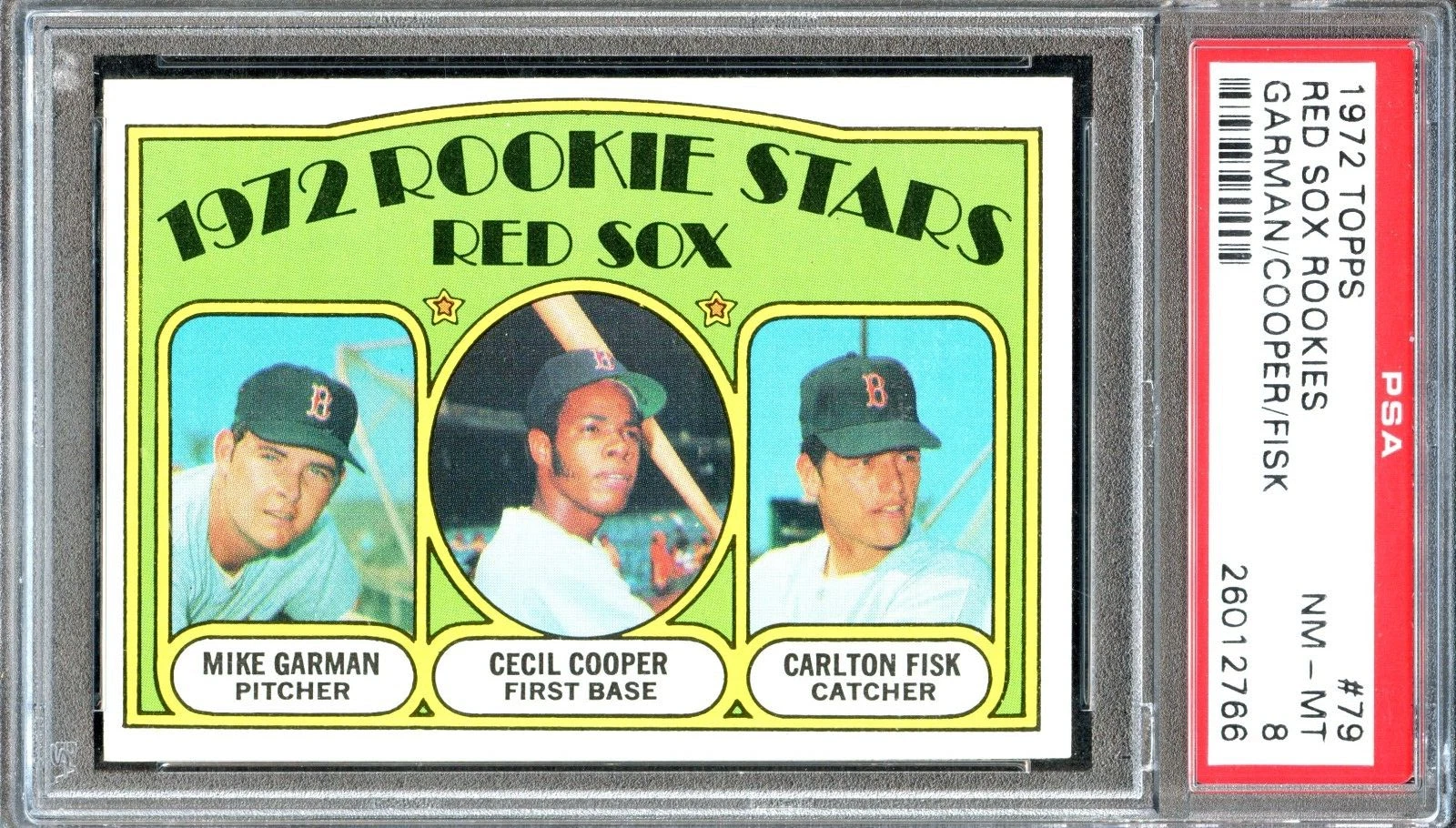 Card of the Day: 1972 Topps #79 Red Sox Rookies (Fisk RC)
