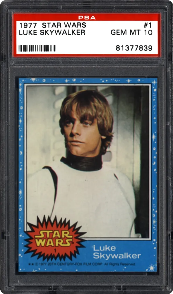 1977 Topps Star Wars #1 Luke Skywalker — The Card That Launched a Galaxy — Card of the Day