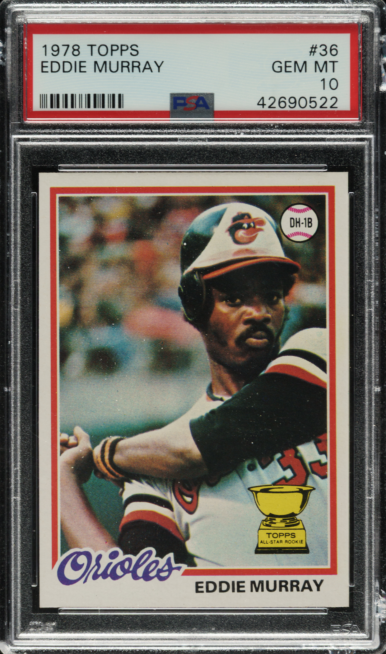 Card of the Day: 1978 Topps #36 Eddie Murray RC — The Only Switch-Hitter with 3,000 Hits and 500 Home Runs