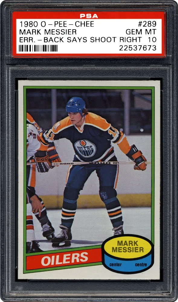 1980-81 O-Pee-Chee Mark Messier #289 RC — COD