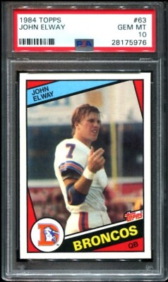 1984 Topps #63 John Elway RC — The Duke of Denver's Defining Rookie Card