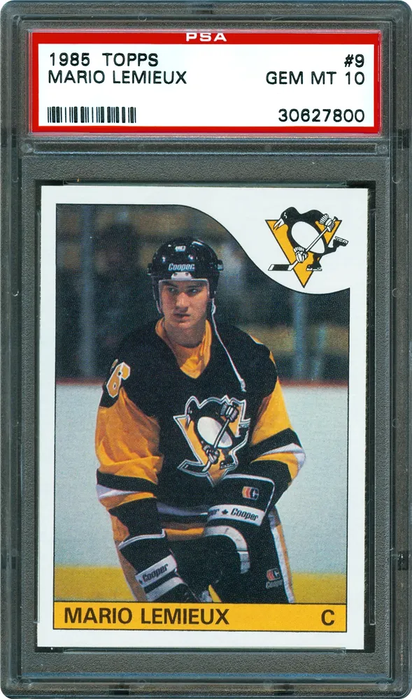 Card of the Day: 1985-86 Topps #9 Mario Lemieux RC — The Defining Modern Hockey Card