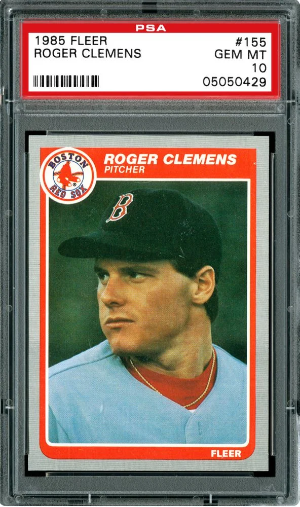 1985 Fleer #155 Roger Clemens RC — The Rocket\'s Defining Rookie Card
