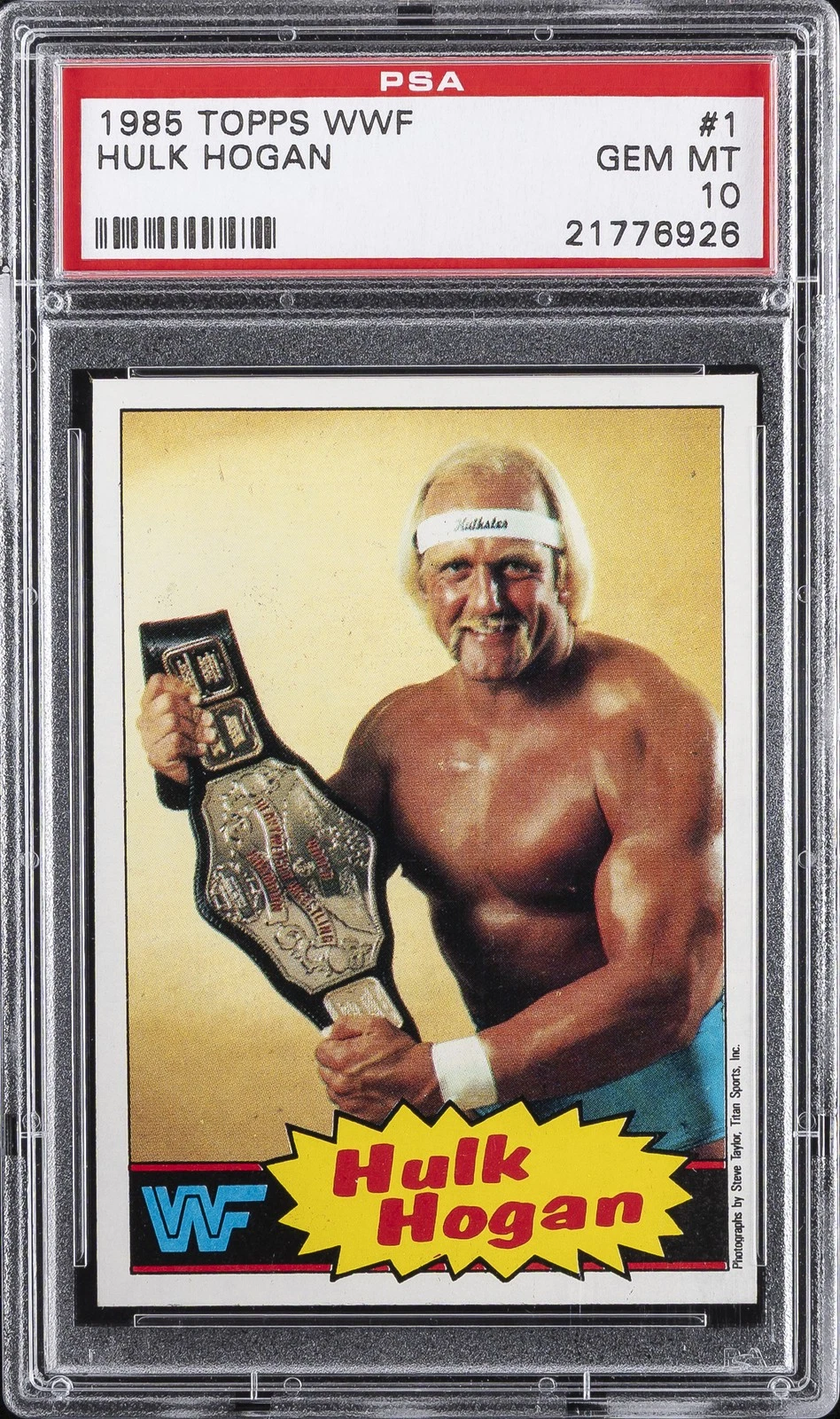 Card of the Day: 1985 Topps WWF #1 Hulk Hogan — The Most Important Wrestling Card Ever Made