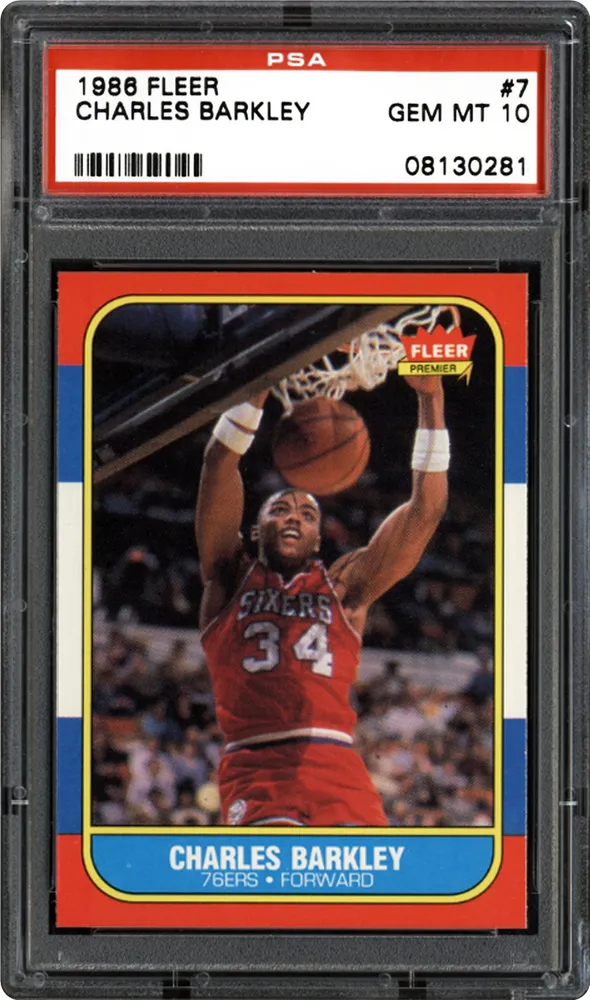 1986-87 Fleer #82 Charles Barkley RC — The Round Mound of Rebound's Defining Rookie — Card of the Day
